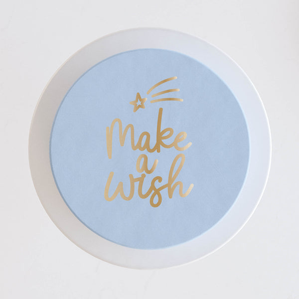 Bolo azul "Make a Wish"